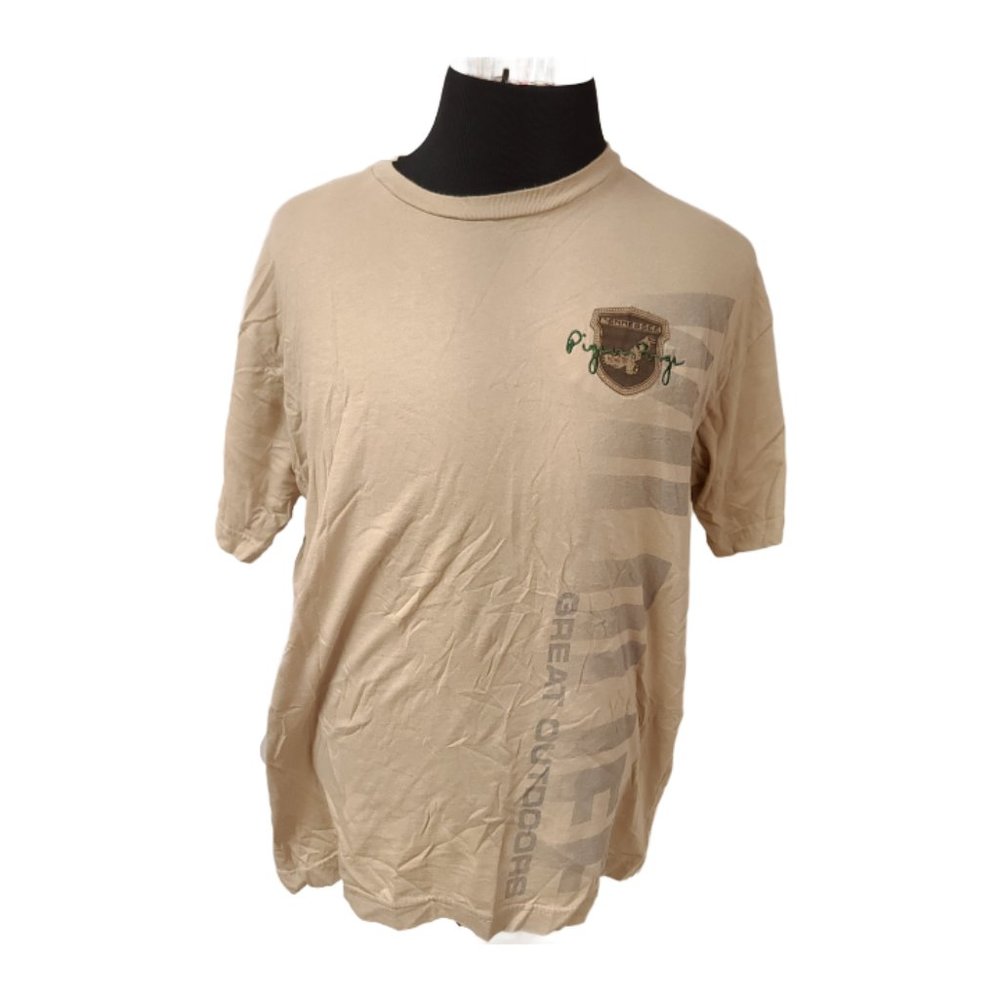 Pigeon Forge Tennessee Mens XL Brown Wildlife Great Outdoors T-Shirt